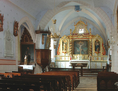 L’Église gothique du XVème siècle dédiée à Saint Jacques de Compostelle